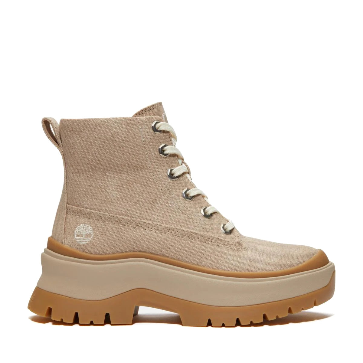 Timberland Roxie Lane Mid Light Beige Canvas
