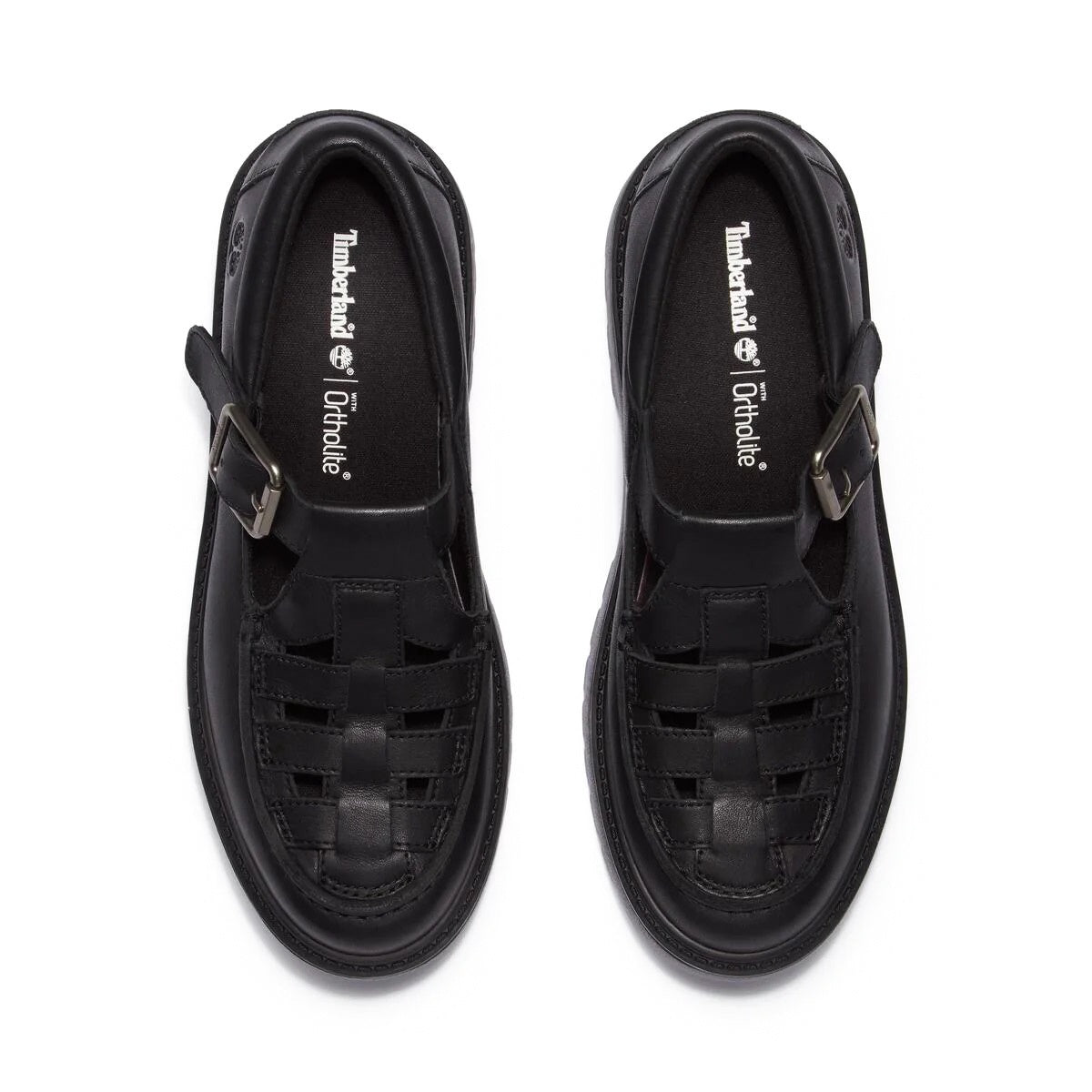 Timberland Stone Street Buckle  Black Full Grain