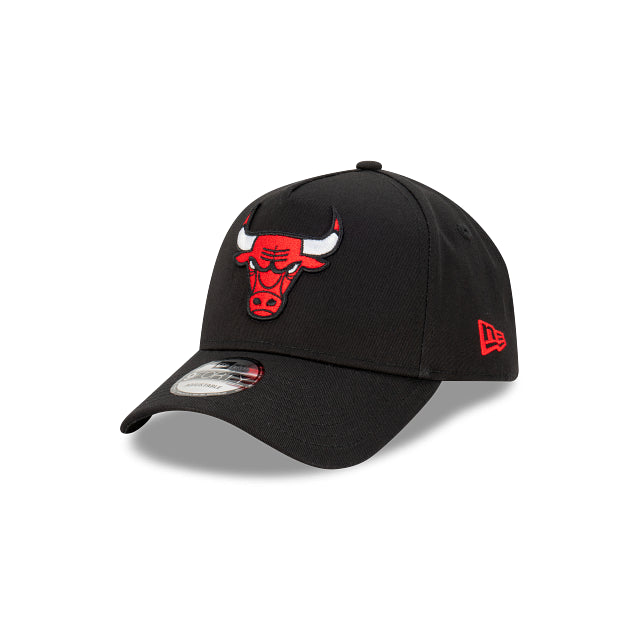 New Era 9Forty A Frame Chicago Bulls Black Red