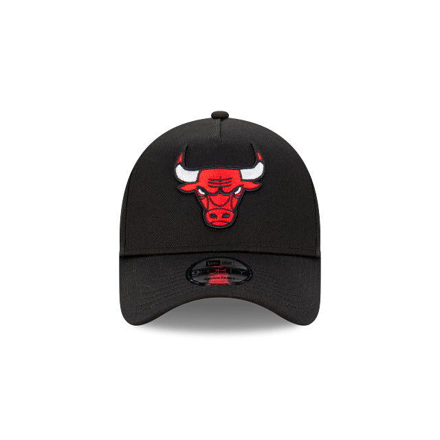 New Era 9Forty A Frame Chicago Bulls Black Red