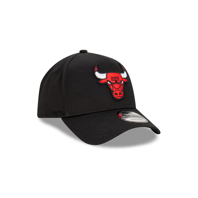 New Era 9Forty A Frame Chicago Bulls Black Red