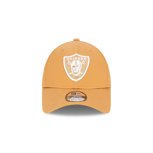 New Era 9Forty Raiders Wheat White
