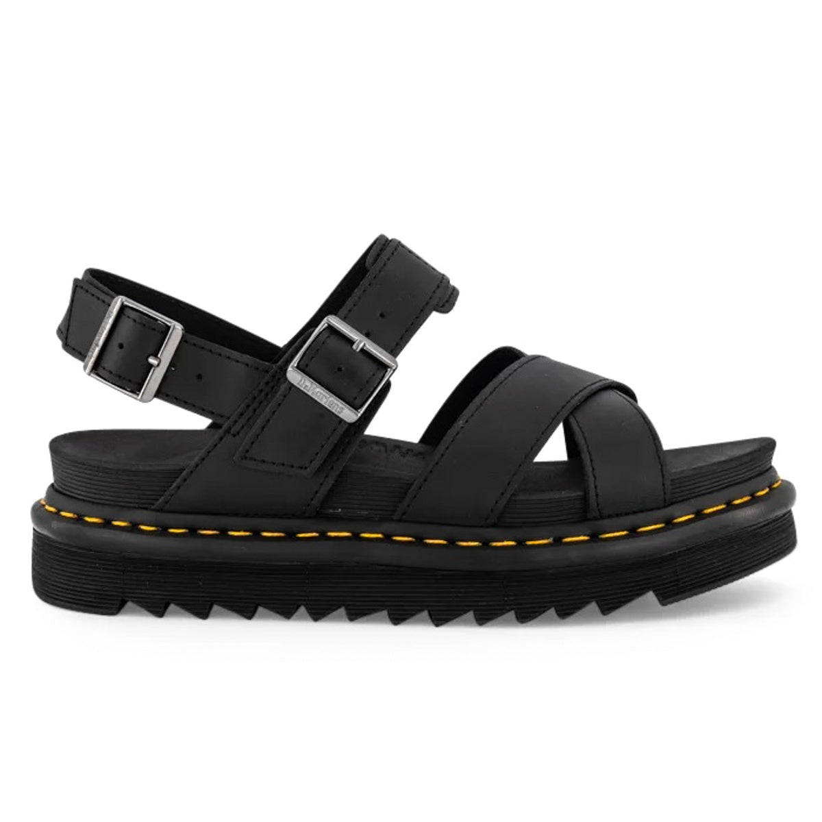 Dr Martens Voss II Cross Strap Sandal Black Hydro