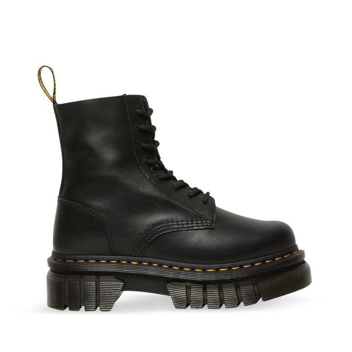 Dr Martens Audrick 8 Eye Boot Black Nappa Lux