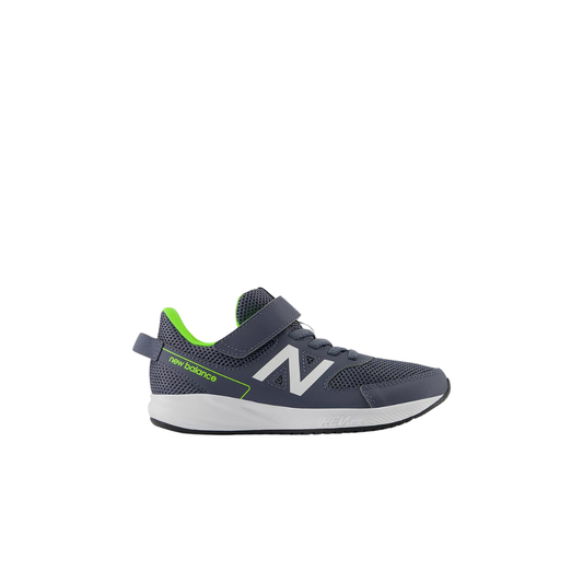 New Balance 570v3 Bungee Lace Top Strap Dark Grey  Green YT570GG3