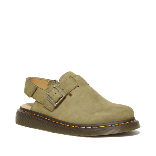 Dr Martens Jorge II Muted Olive Tumbled Nubuck - Last Pair UK7
