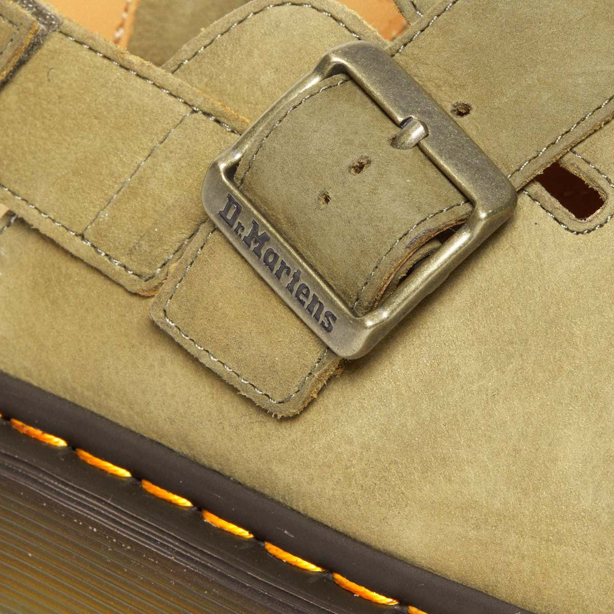 Dr Martens Jorge II Muted Olive Tumbled Nubuck - Last Pair UK7