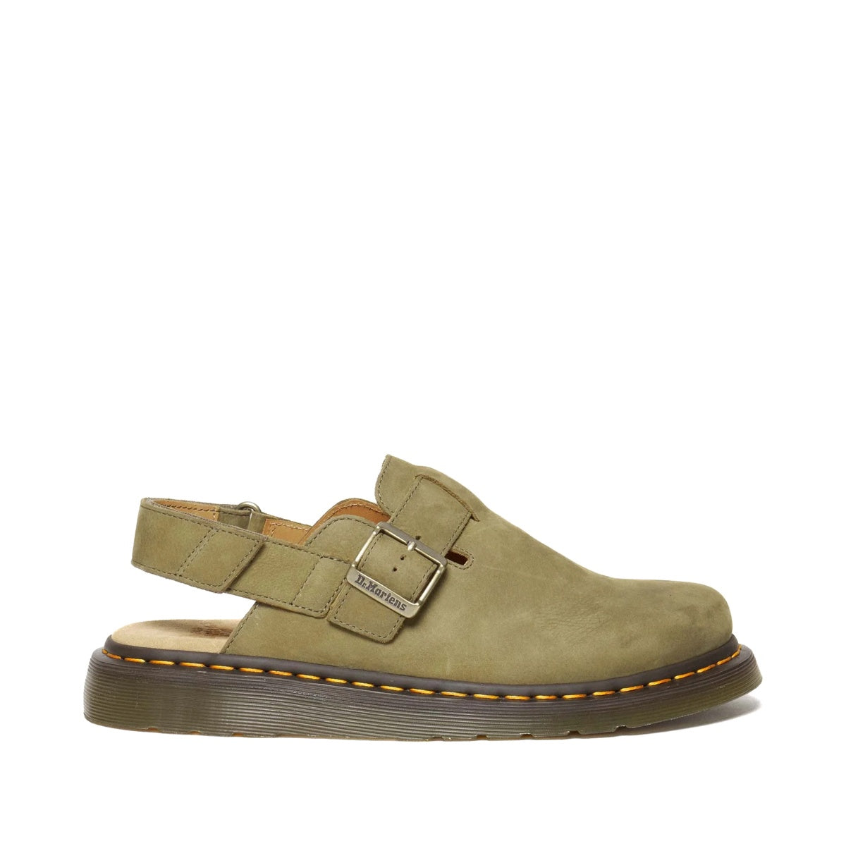 Dr Martens Jorge II Muted Olive Tumbled Nubuck - Last Pair UK7