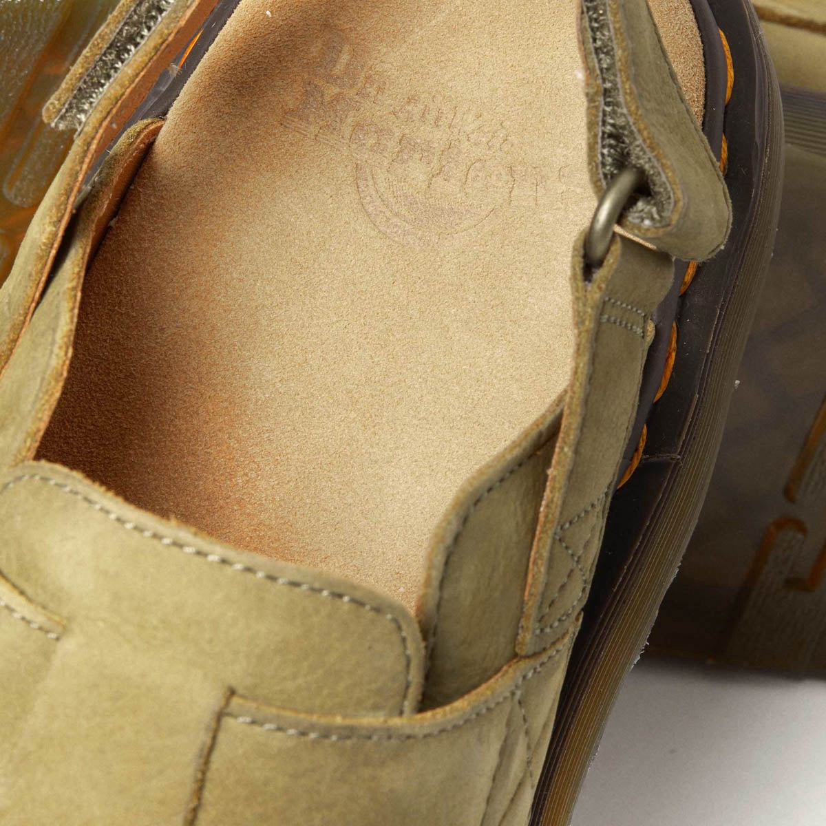 Dr Martens Jorge II Muted Olive Tumbled Nubuck - Last Pair UK7