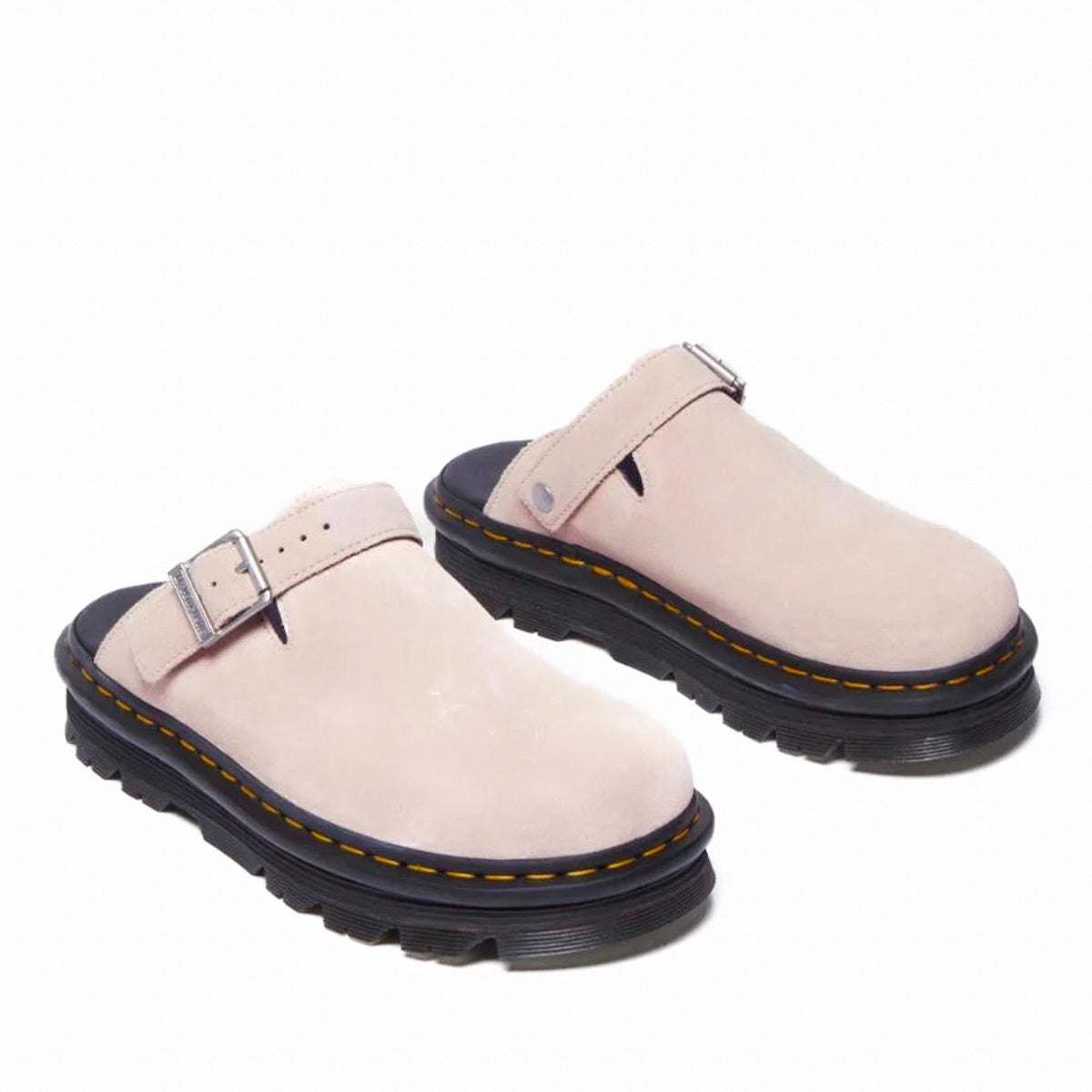 Dr Martens Zebzag Mule Powder Pink Suede