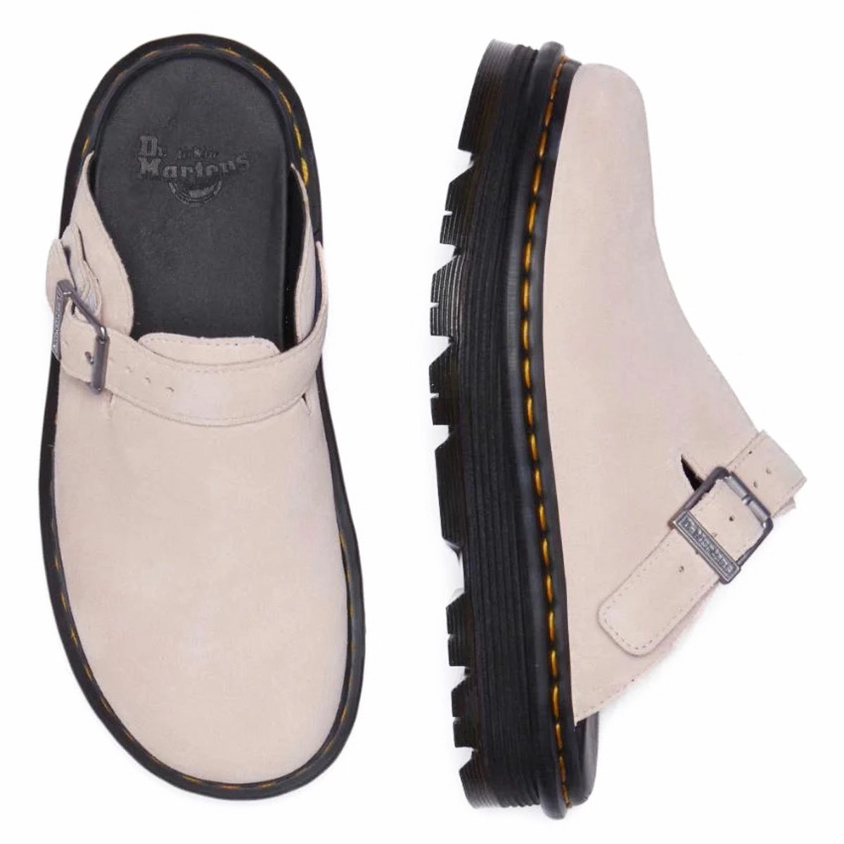 Dr Martens Zebzag Mule Powder Pink Suede