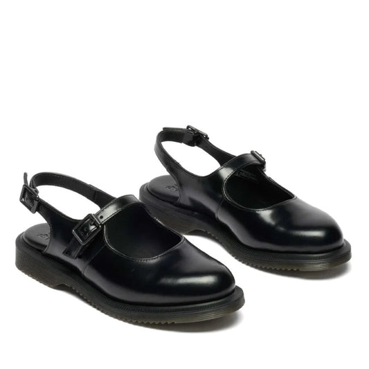 Dr Martens Madaline Mary Jane Black Smooth