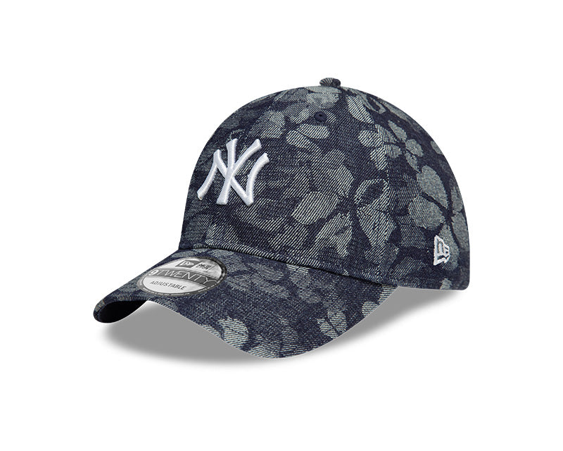 New Era Womans 9Twenty NY Yankees Floral Denim Cap 60595384