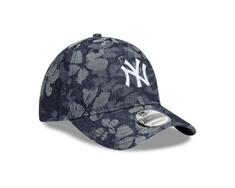 New Era Womans 9Twenty NY Yankees Floral Denim Cap 60595384