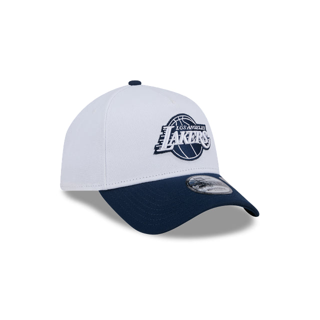 New Era 9Forty AFrame Lakers 2 Tone White Blue