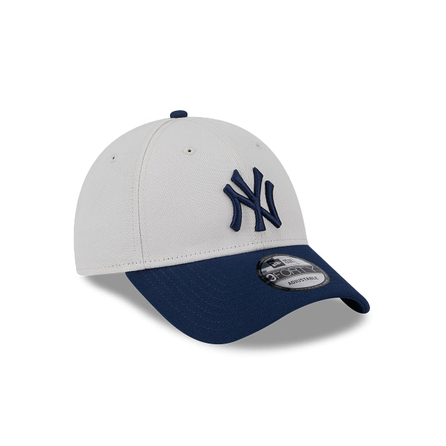 New Era 9Forty New York Yankees White Navy Cloth Strap