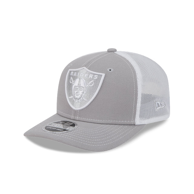 New Era 970 Light Grey Trucker Raiders Cap