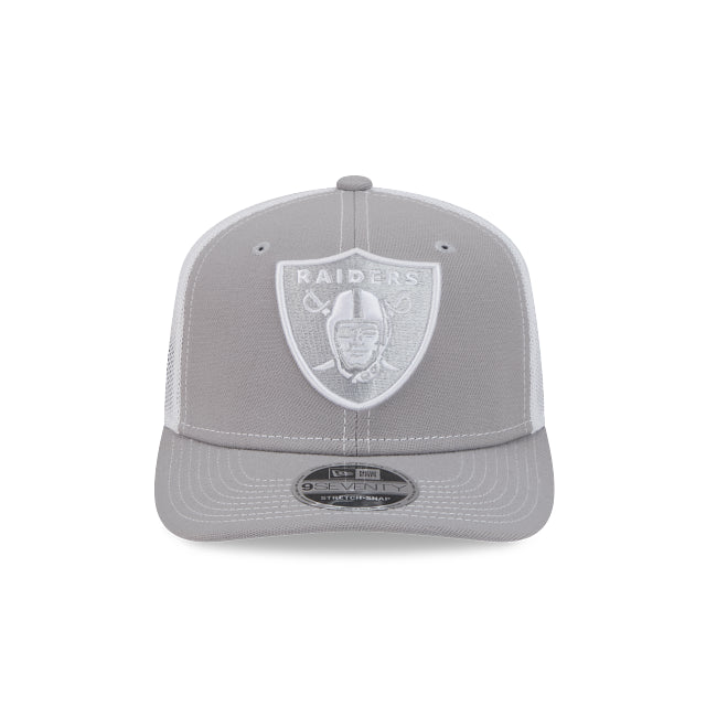 New Era 970 Light Grey Trucker Raiders Cap
