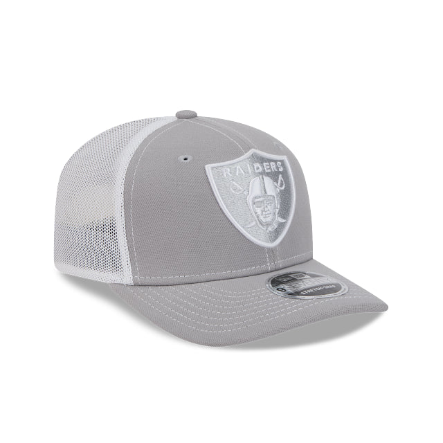 New Era 970 Light Grey Trucker Raiders Cap