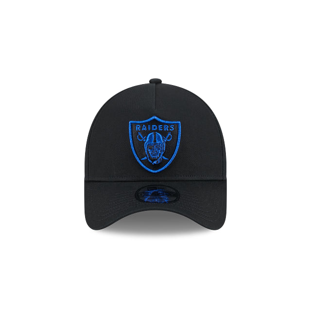 New Era 9Forty AFrame Matallic Raiders BLKLRY