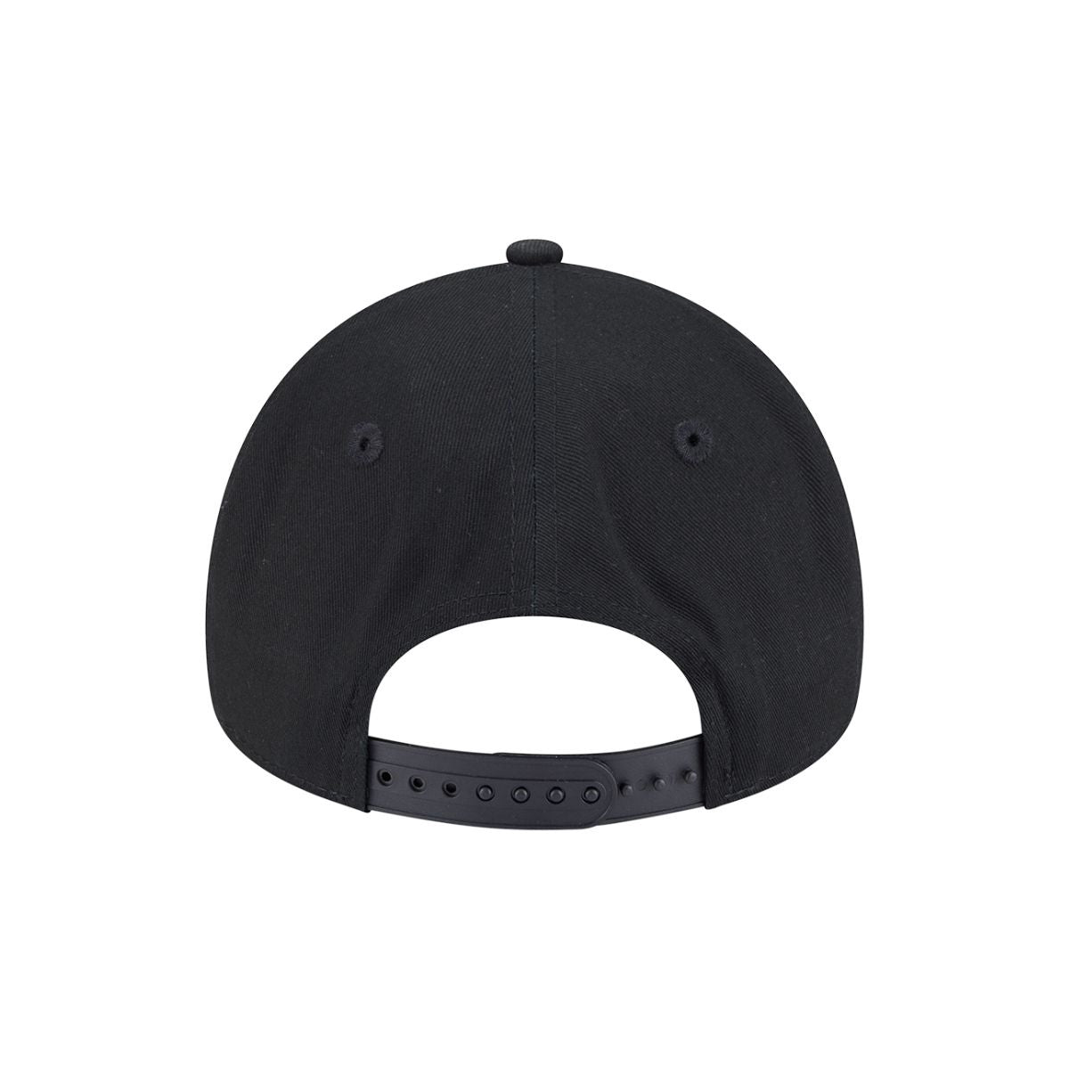 New Era 9Forty A Frame All Blacks Black Metal Silver