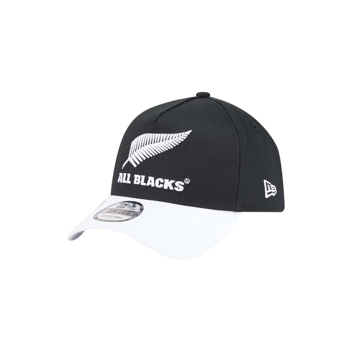 New Era 9Forty A Frame All Blacks Black White 2 Tone