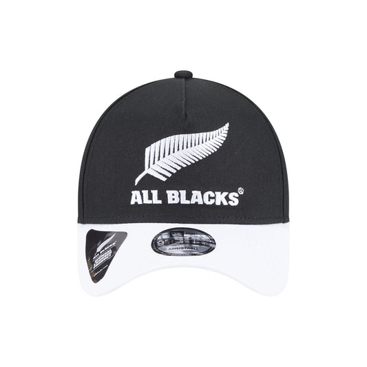 New Era 9Forty A Frame All Blacks Black White 2 Tone