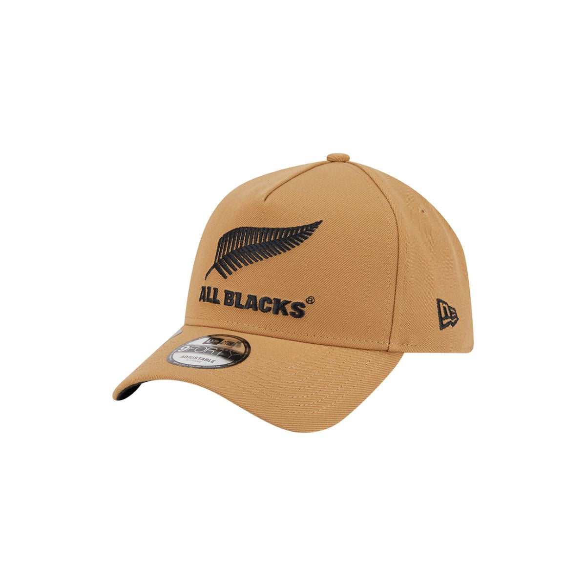 New Era 9Forty A Frame All Blacks Wheat Black Black UV