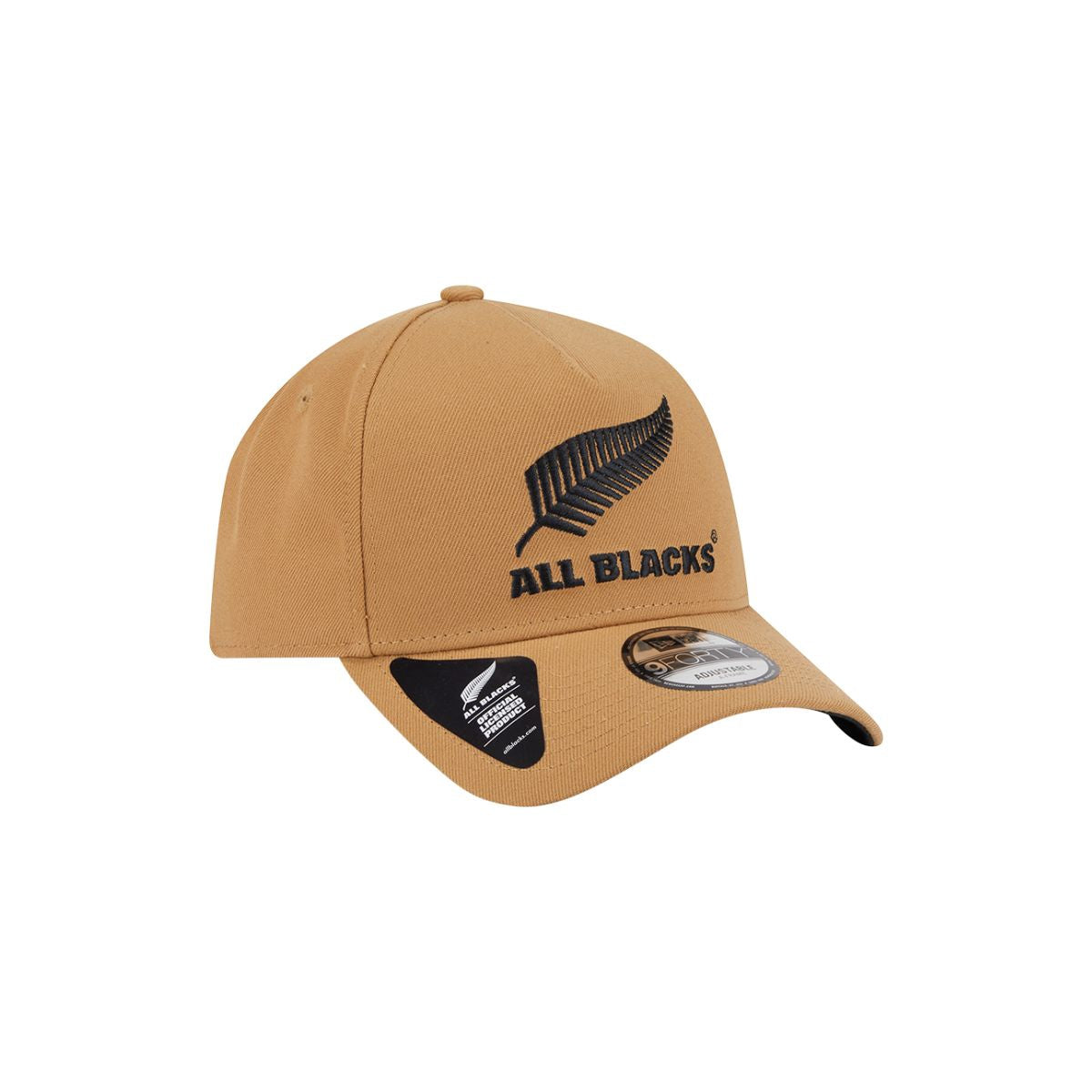 New Era 9Forty A Frame All Blacks Wheat Black Black UV