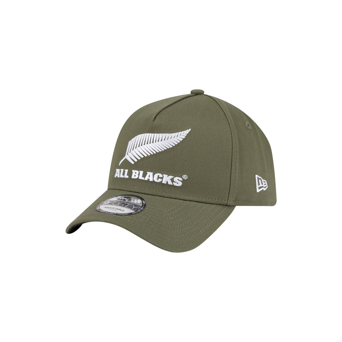 New Era 9Forty A Frame All Blacks Olive White Black UV