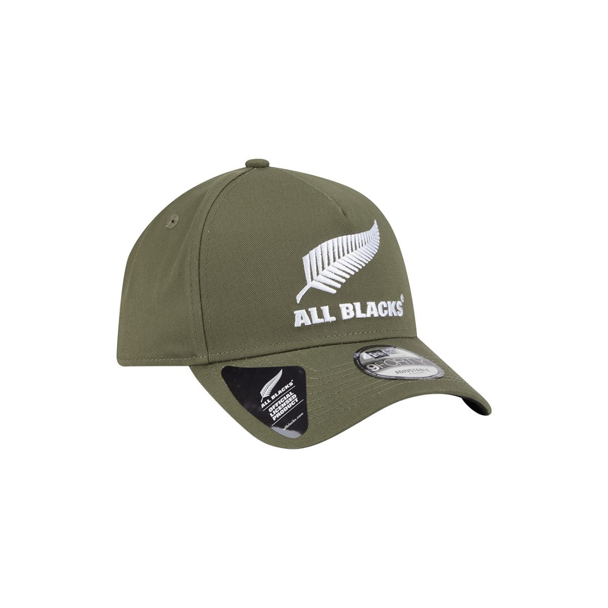 New Era 9Forty A Frame All Blacks Olive White Black UV