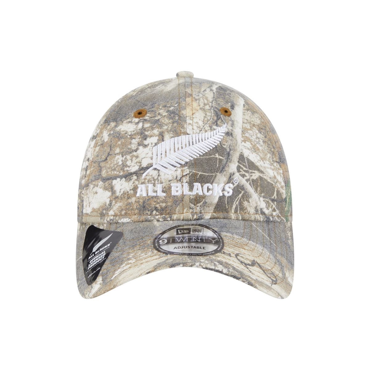 New Era 9Twenty All Blacks Real Tree White