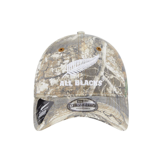 New Era 9Twenty All Blacks Real Tree White