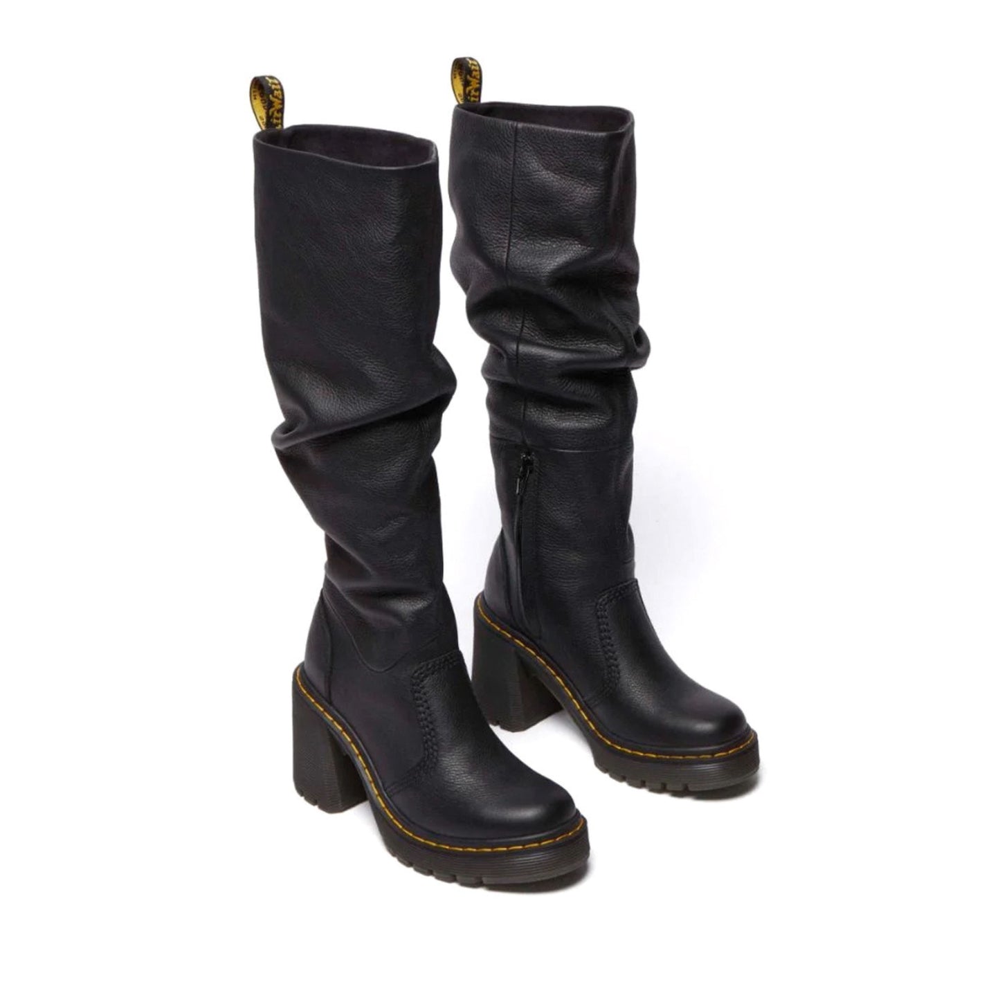 Dr Martens Kasey Pull on Virginia Knee High Black