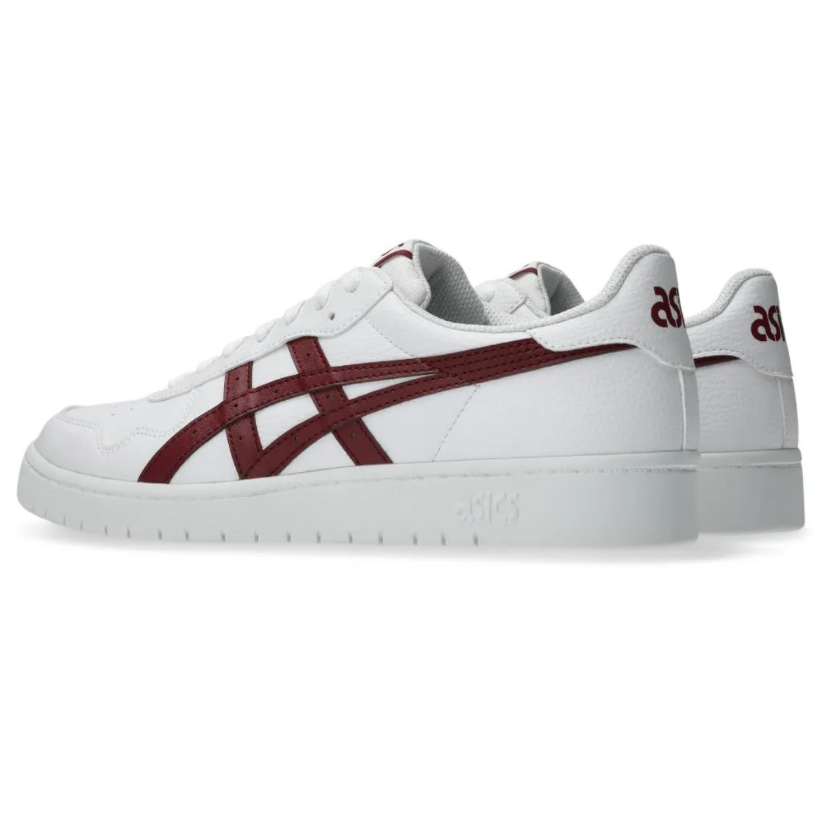 Asics Japan S White Oxblood Unisex Sneaker