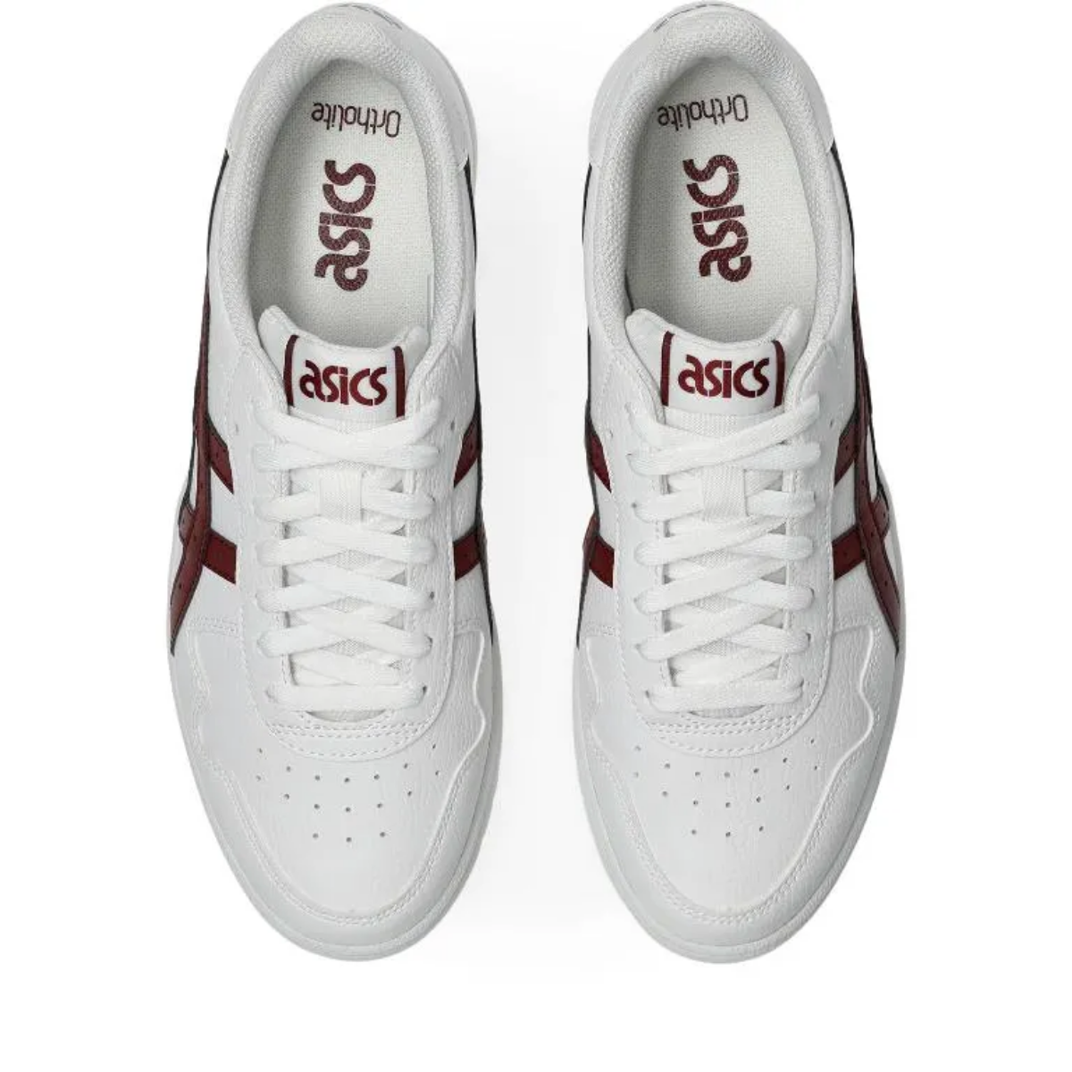 Asics Japan S White Oxblood Unisex Sneaker