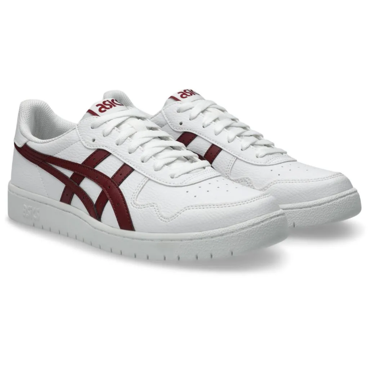 Asics Japan S White Oxblood Unisex Sneaker