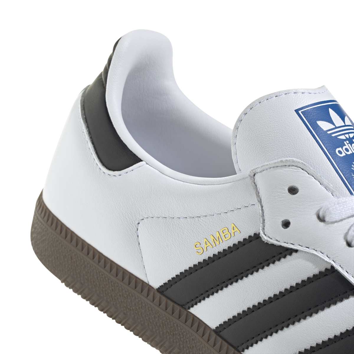 Adidas Samba OG Mens  White Black Stripe sneaker