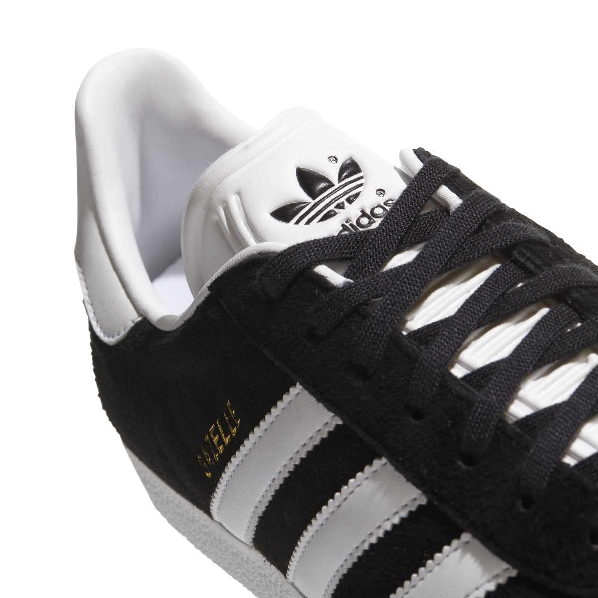Adidas Gazelle Black White Gold