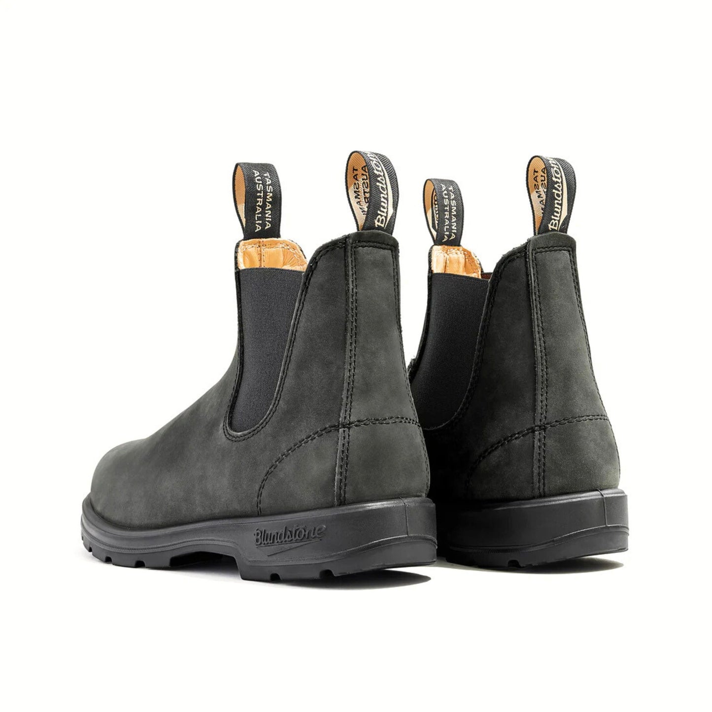 Blundstone 587 Rustic Black Chelsea Boot