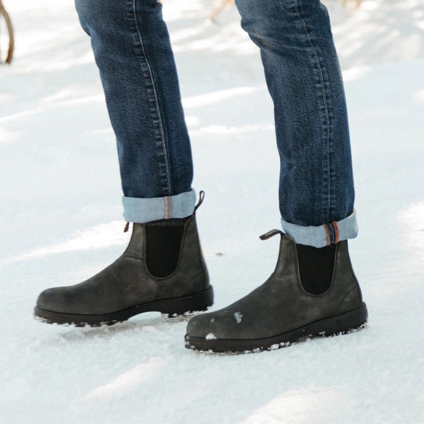 Blundstone 587 Rustic Black Chelsea Boot