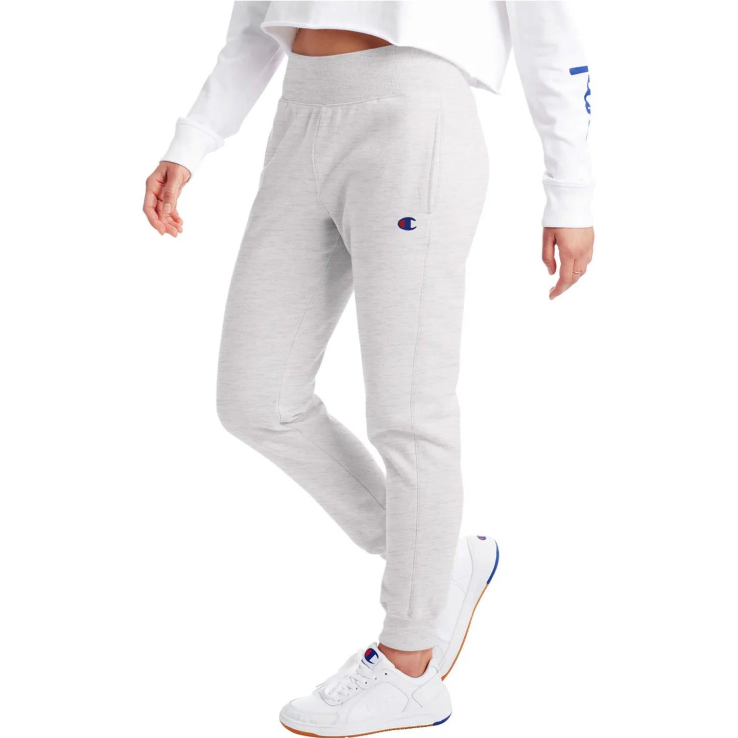 Champion Reverse Weave Terry Slim Jogger Silver CTTFN