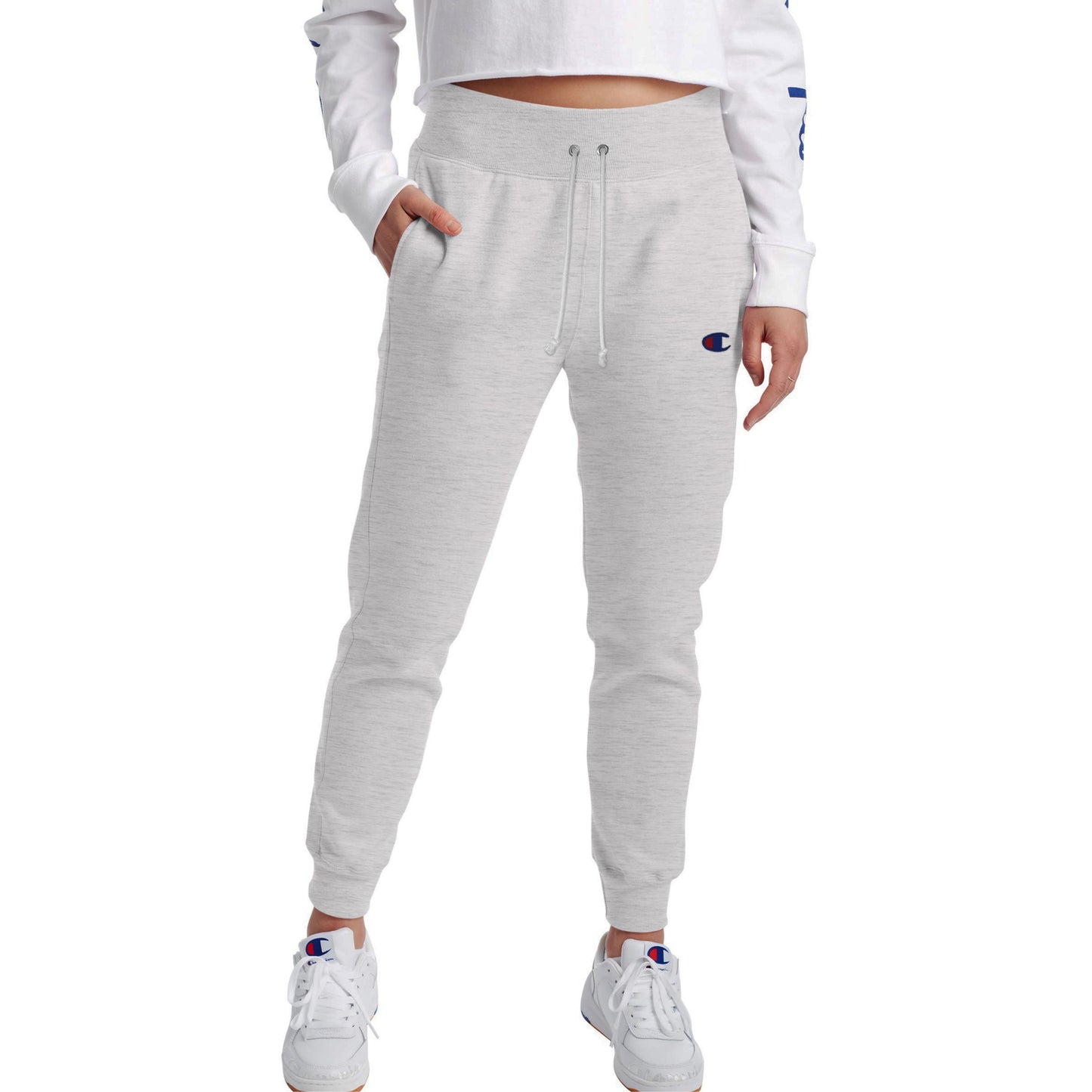 Champion Reverse Weave Terry Slim Jogger Silver CTTFN