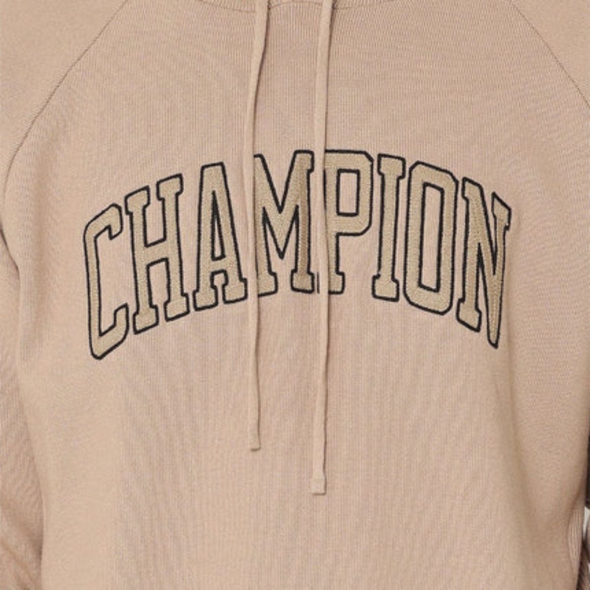 Champion LFS Knitted Hoodie Cafe Latte