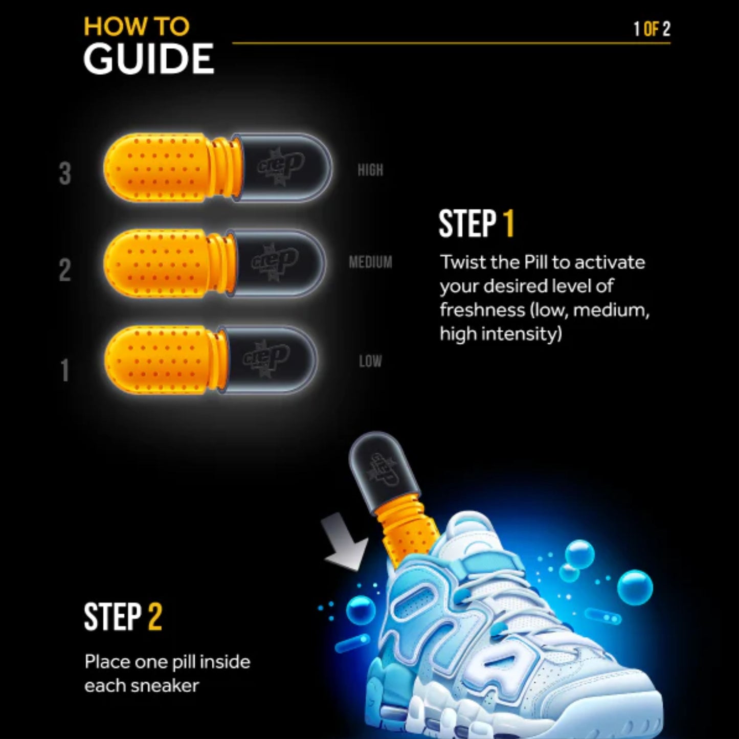 Crep Protect Pills Sneaker Fresheners