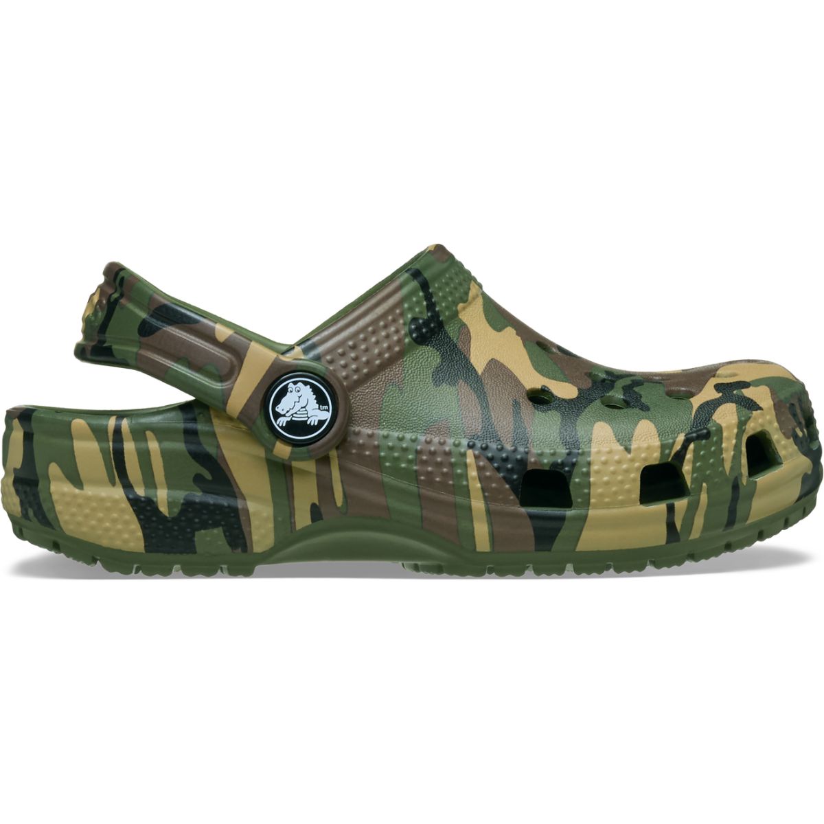Crocs Classic Clog Kids Green Camouflage