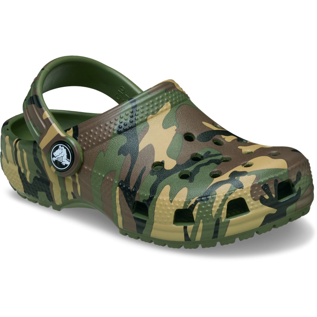 Crocs Classic Clog Kids Green Camouflage