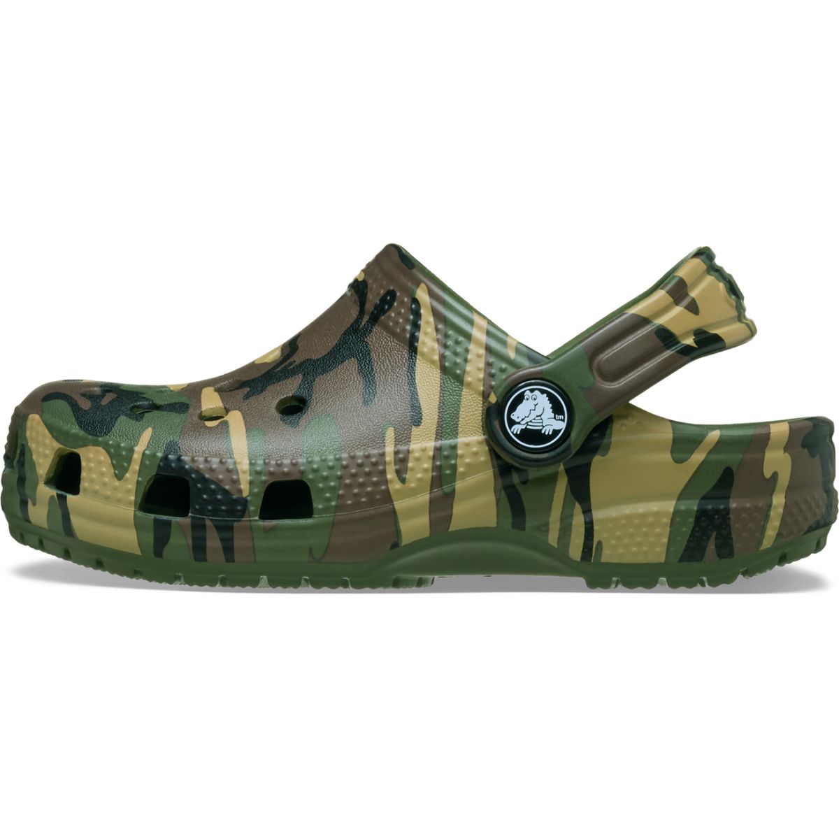 Crocs Classic Clog Kids Green Camouflage