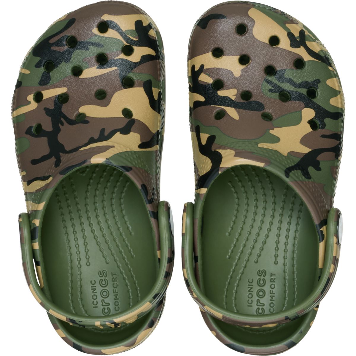 Crocs Classic Clog Kids Green Camouflage