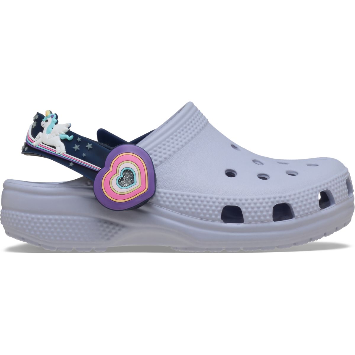 Crocs C Imagination Lights Backstrap Clog Toddlers Frosted Grape